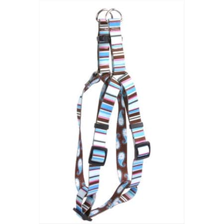 Brown Stripes Step-In Harness - Extra Small